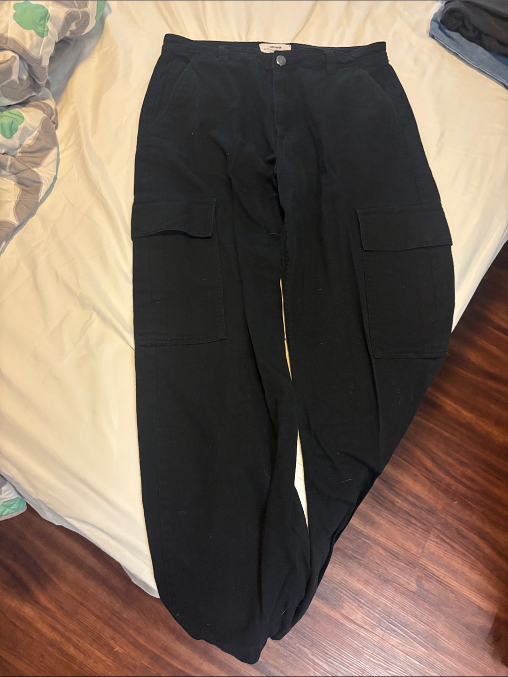 Cotton On Black Men's Cargo Pants with Utility Pockets